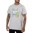 Camiseta Masculina Okdok Artistic Classic Skull Limonada CINZA-1250204- -1-